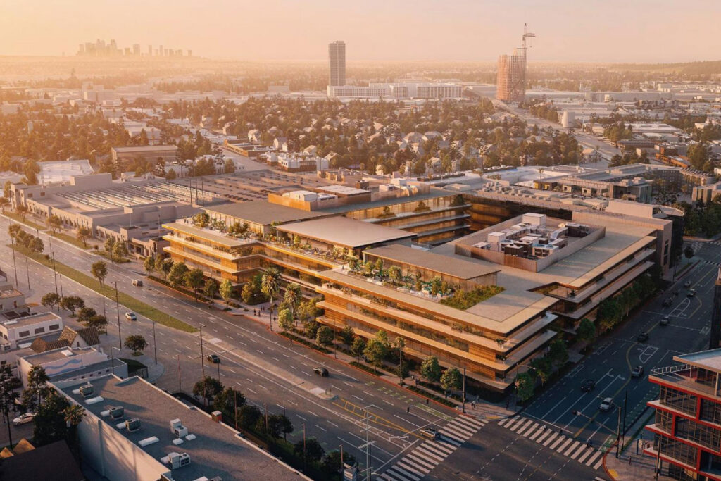 Apple-Business-Office Mockup of Apple's Office Campus in Los Angeles (UrbanizeLA)